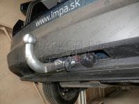 Фаркоп Galia с оцинкованным шаром для Skoda Kodiaq 2WD, 4WD 2017-, съемный, подрезка бампера, нагрузка 2600 кг