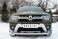 Защита переднего бампера d63 (дуга) RENAULT Duster 2015-