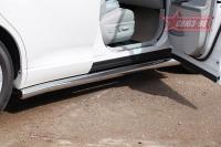 Пороги труба d76 Toyota Venza (2013-)