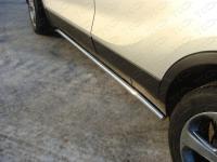 Защита порогов 42,4 мм для Opel Mokka 2012-