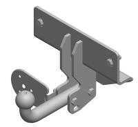 Фаркоп AvtoS для TagAZ Tager (2008-2011)