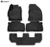 Автомобильные коврики element в салон TOYOTA Verso 3 ряда 2009-2013 5 шт. (полиуретан)