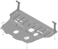 Защита стальная Мотодор KIA Cerato 2019-