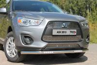 Защита передняя нижняя (с ДХО) 60,3 мм для Mitsubishi ASX 2013-2017