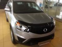 Дефлектор капота Ssang Yong Actyon (2013-) темный