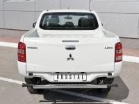 Защита заднего бампера 120х60 с проступью MITSUBISHI L200 2015-