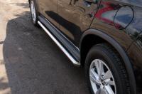 Пороги труба d76 (вариант 1) CITROEN C-Crosser 2007-2013