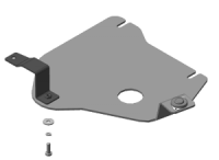 Защита алюминиевая Мотодор Infiniti QX 70 2014-2017 Устанавливается только совместно с защитой КПП арт. 38006