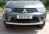 Защита переднего бампера d76 MITSUBISHI L200 2010-2013