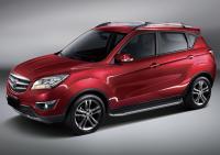 Пороги алюминиевые Rival "Premium" для Changan CS35 2013-