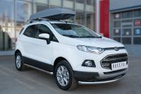 Пороги труба d63 (вариант 1) FORD ECOSPORT 2014-