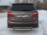 Защита задняя 60,3 мм для Hyundai Santa Fe Grand 2014-2016
