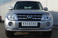Защита переднего бампера d76_42 (дуга) MITSUBISHI Pajero 4 2012-2014