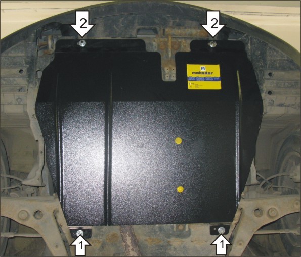 Фото Защита Motodor для картера и кпп Mitsubishi Lancer (2003-2007)