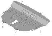 Защита стальная Мотодор Haval Dargo 2022-