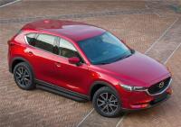 Пороги алюминиевые Rival "Black" для Mazda CX-5 2017-