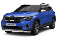 Защита переднего бампера d57 Rival для Kia Seltos 2020-н.в.