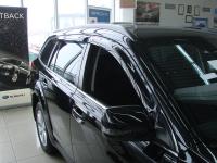 Дефлекторы боковых окон Subaru Outback, 4 Door (2010-) (темн.)