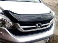 Дефлектор капота Honda (Хонда) CR-V (2010-2012) (темный)