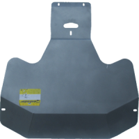 Защита алюминиевая Мотодор Subaru Tribeca  2005-2007 АКПП