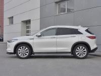 Пороги труба d63 (вариант 1) INFINITI QX50 2018-