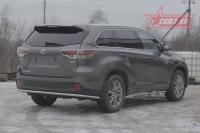 Защита задняя d42 Toyota Highlander (2014 по наст.)
