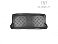 Автомобильный коврик багажника Норпласт для Kia Picanto Хэтчбек (2003-2006), полиуретановый