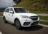 Пороги алюминиевые Rival "Bmw-Style" для Lifan X60 2016-