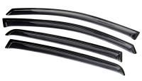 Дефлекторы боковых окон Volkswagen Golf (Гольф) VI (4дв) (2009-)(темн)