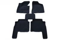 Автомобильные 3D коврики Боратекс для Hyundai Santa Fe F/L II 2010 – 2012, ворсовые