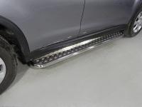 Пороги с площадкой 42,4 мм для Mitsubishi ASX 2017-