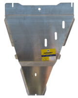 Защита алюминиевая Мотодор Nissan Pathfinder  2005-2014 (двигателя, КПП, радиатора, разд. коробки)