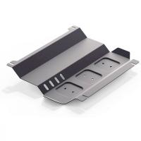 Защита картера Rival для Mitsubishi Pajero Sport 2008-2016, алюминий 4 мм, с крепежом, 333.4006.1