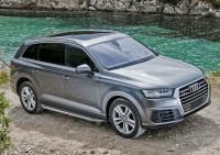 Пороги алюминиевые Rival "Premium" для Audi Q7 2015-
