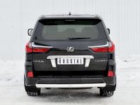 Защита заднего бампера d76 дуга LEXUS LX450d-LX570 2015 (кроме F-Sport)