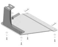 Защита раздатки алюминиевая Мотодор Mitsubishi Pajero IV  2006-2020 (устанавливается только совместно с защитой КПП Motodor)