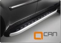 Пороги алюминиевые (Alyans) Volkswagen T5 / Caravelle/Trans. (длинная база)