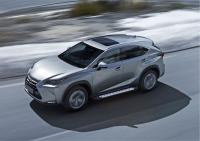Пороги алюминиевые Rival "Bmw-Style" для Lexus NX 2014-2017