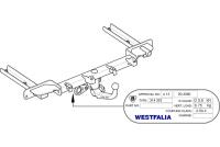 Фаркоп Westfalia для Opel Astra J универсал 2010-2016