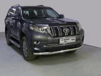 Защита передняя нижняя 76,1 мм для Toyota Land Cruiser 150 Prado 2017-