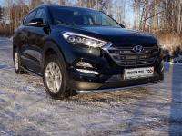 Защита передняя нижняя 42,4 мм для Hyundai Tucson 2015-2018
