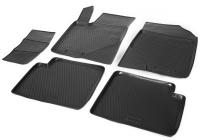 Автомобильные коврики Rival для Geely Emgrand EC7 седан 2013-н.в., полиуретан, с крепежом, с перемычкой, 5 шт., 11901001