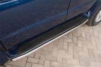 Защита порогов d42 UAZ Patriot 2014