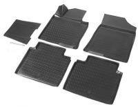 Автомобильные коврики Rival для Hyundai Sonata седан 2017-н.в./Kia Optima седан 2016-н.в., полиуретан, с крепежом, с перемычкой, 5 шт., 12807001