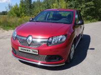 Защита передняя нижняя 42,4 мм для Renault Logan 2014-2018