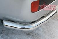 Защита заднего бампера "уголки" d 76 одинарные Toyota LC 200 2007-2011