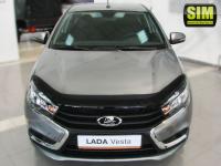 Дефлектор капота Lada Vesta (2015-) (темн.)