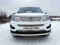 Решетка радиатора нижняя 12 мм для Chery Tiggo 5 2014-