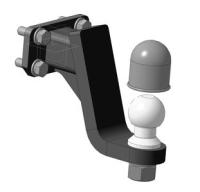 Фаркоп Bosal - Oris - Weso для Haval H9 I (2015-2024), с занижением