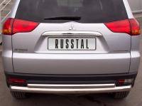 Защита заднего бампера d76/42 MITSUBISHI Pajero Sport 2010-2012